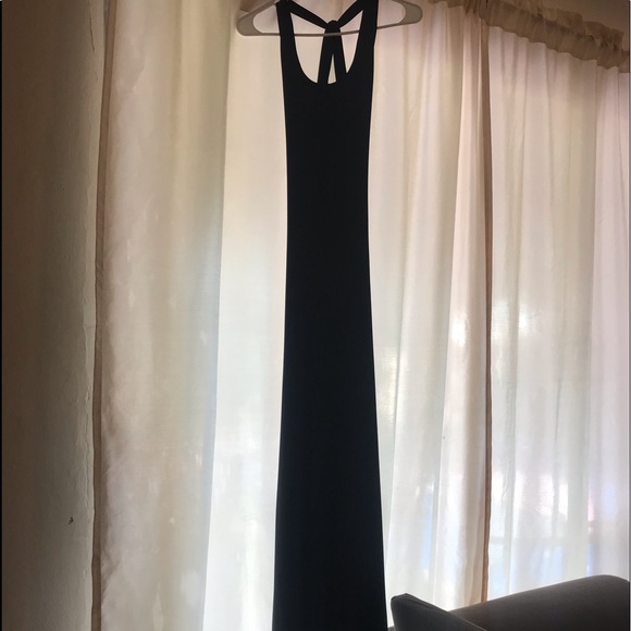 ♠️BCBG BLACK LONG DRESS 🖤♠️ - Picture 1 of 8